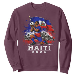 Haiti Soccer 2026 Sweatshirt Haitian World Football Fan Ayiti Lover