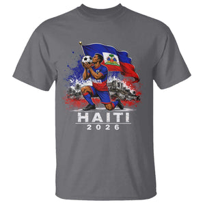 Haiti Soccer 2026 T Shirt Haitian World Football Fan Ayiti Lover TS10 Charcoal Print Your Wear