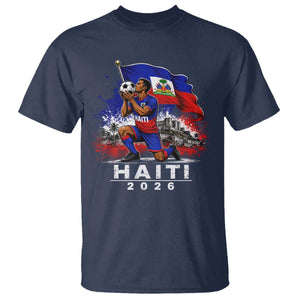 Haiti Soccer 2026 T Shirt Haitian World Football Fan Ayiti Lover TS10 Navy Print Your Wear
