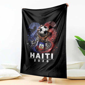 Haiti Soccer 2026 Throw Blanket World Football Fan Haitian Pride Ayiti TS10 Print Your Wear
