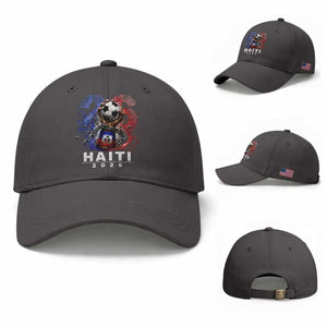 Haiti Soccer 2026 Baseball Cap World Football Fan Haitian Pride Ayiti