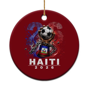 Haiti Soccer 2026 Ceramic Ornament World Football Fan Haitian Pride Ayiti TS10 1pc Red Print Your Wear