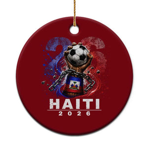 Haiti Soccer 2026 Ceramic Ornament World Football Fan Haitian Pride Ayiti