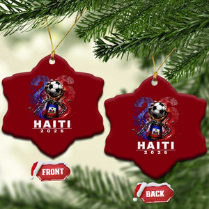 Haiti Soccer 2026 Ceramic Ornament World Football Fan Haitian Pride Ayiti