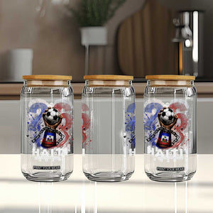 Haiti Soccer 2026 Glass Can World Football Fan Haitian Pride Ayiti