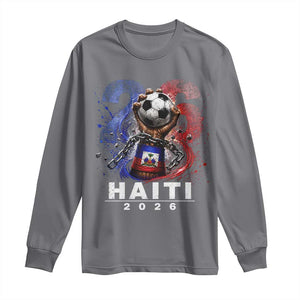 Haiti Soccer 2026 Long Sleeve Shirt World Football Fan Haitian Pride Ayiti