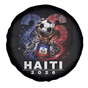 Haiti Soccer 2026 Spare Tire Cover World Football Fan Haitian Pride Ayiti TS10 Print Your Wear