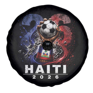 Haiti Soccer 2026 Spare Tire Cover World Football Fan Haitian Pride Ayiti TS10 Print Your Wear
