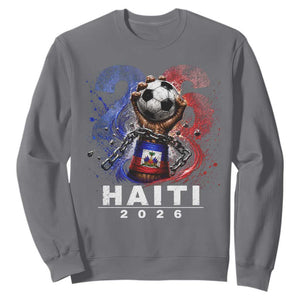 Haiti Soccer 2026 Sweatshirt World Football Fan Haitian Pride Ayiti