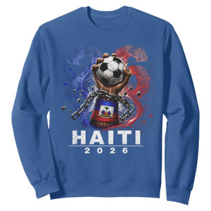 Haiti Soccer 2026 Sweatshirt World Football Fan Haitian Pride Ayiti