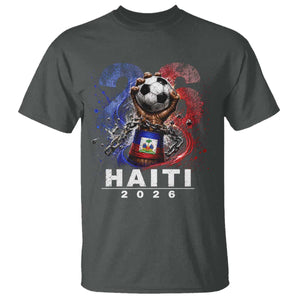 Haiti Soccer 2026 T Shirt World Football Fan Haitian Pride Ayiti TS10 Dark Heather Print Your Wear