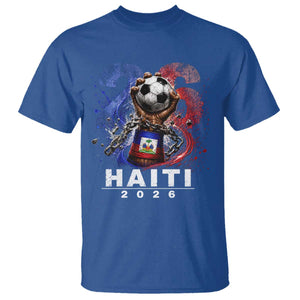 Haiti Soccer 2026 T Shirt World Football Fan Haitian Pride Ayiti TS10 Royal Blue Print Your Wear