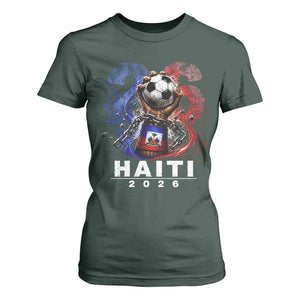 Haiti Soccer 2026 T Shirt For Women World Football Fan Haitian Pride Ayiti