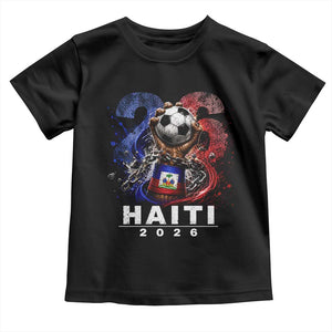 Haiti Soccer 2026 Toddler T Shirt World Football Fan Haitian Pride Ayiti TS10 Black Print Your Wear