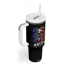 Haiti Soccer 2026 Tumbler With Handle World Football Fan Haitian Pride Ayiti