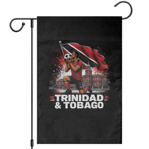 Trinidad and Tobago Soccer Garden Flag Patriotic Football Fan Caribbean Pride Gift TS10 Black Print Your Wear