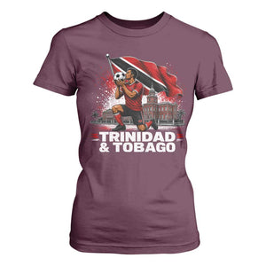 Trinidad and Tobago Soccer T Shirt For Women Patriotic Football Fan Caribbean Pride Gift TS10 Maroon Print Your Wear