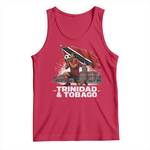 Trinidad and Tobago Soccer Tank Top Patriotic Football Fan Caribbean Pride Gift TS10 Red Print Your Wear