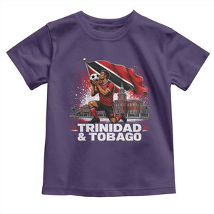 Trinidad and Tobago Soccer Toddler T Shirt Patriotic Football Fan Caribbean Pride Gift TS10 Purple Print Your Wear