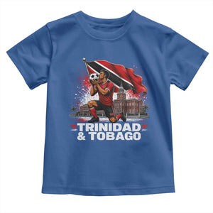 Trinidad and Tobago Soccer Toddler T Shirt Patriotic Football Fan Caribbean Pride Gift TS10 Royal Blue Print Your Wear