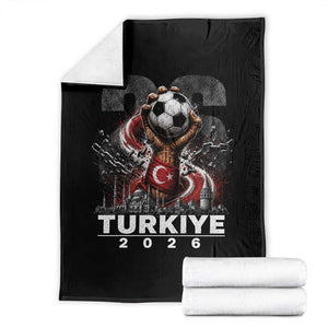 Turkish Soccer Throw Blanket Turkey Football Fan Vintage Turkish Pride