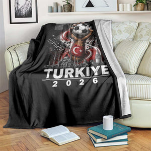 Turkish Soccer Throw Blanket Turkey Football Fan Vintage Turkish Pride