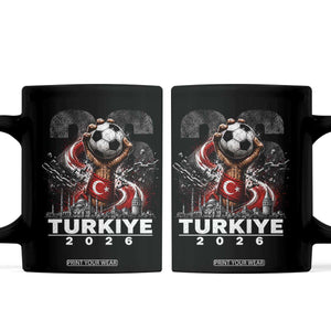 Turkish Soccer Coffee Mug Turkey Football Fan Vintage Turkish Pride TS10 Black Print Your Wear
