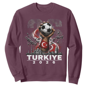 Turkish Soccer Sweatshirt Turkey Football Fan Vintage Turkish Pride