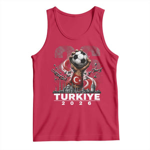 Turkish Soccer Tank Top Turkey Football Fan Vintage Turkish Pride
