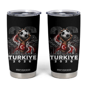 Turkish Soccer Tumbler Cup Turkey Football Fan Vintage Turkish Pride