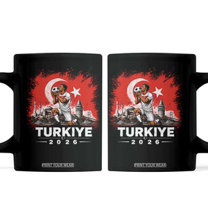 Turkish Soccer 2026 Coffee Mug Turkey Football Fan Vintage Turkish Pride