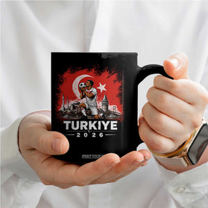 Turkish Soccer 2026 Coffee Mug Turkey Football Fan Vintage Turkish Pride