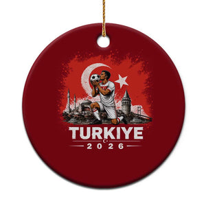 Turkish Soccer 2026 Ceramic Ornament Turkey Football Fan Vintage Turkish Pride
