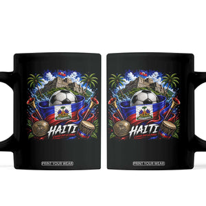 Haiti Soccer 2026 Coffee Mug Haitian Flag Caribbean Football Fan