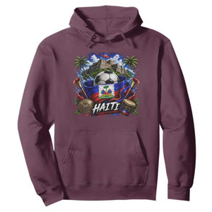 Haiti Soccer 2026 Hoodie Haitian Flag Caribbean Football Fan