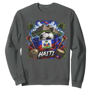 Haiti Soccer 2026 Sweatshirt Haitian Flag Caribbean Football Fan