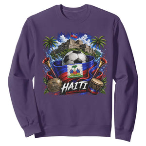 Haiti Soccer 2026 Sweatshirt Haitian Flag Caribbean Football Fan