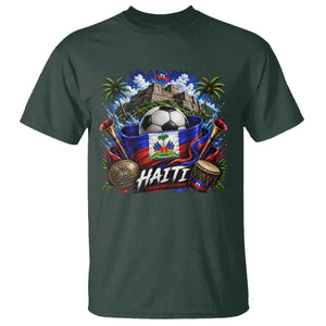 Haiti Soccer 2026 T Shirt Haitian Flag Caribbean Football Fan
