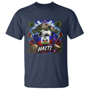 Haiti Soccer 2026 T Shirt Haitian Flag Caribbean Football Fan