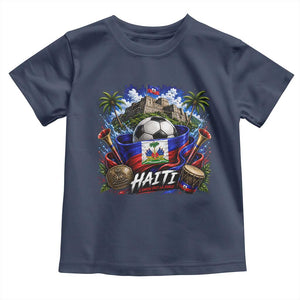 Haiti Soccer 2026 Toddler T Shirt Haitian Flag Caribbean Football Fan