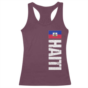Vintage Haitian Flag Racerback Tank Top Proud Haitienne Haiti Independence 1804