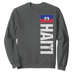 Vintage Haitian Flag Sweatshirt Proud Haitienne Haiti Independence 1804