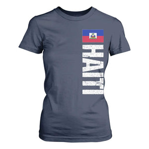 Vintage Haitian Flag T Shirt For Women Proud Haitienne Haiti Independence 1804
