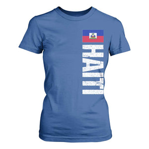 Vintage Haitian Flag T Shirt For Women Proud Haitienne Haiti Independence 1804