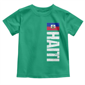 Vintage Haitian Flag Toddler T Shirt Proud Haitienne Haiti Independence 1804
