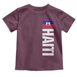 Vintage Haitian Flag Toddler T Shirt Proud Haitienne Haiti Independence 1804