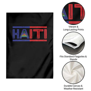 Haiti Flag Garden Flag Vintage Haitian Pride Ayiti Roots