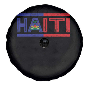 Haiti Flag Spare Tire Cover Vintage Haitian Pride Ayiti Roots