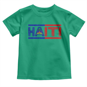 Haiti Flag Toddler T Shirt Vintage Haitian Pride Ayiti Roots