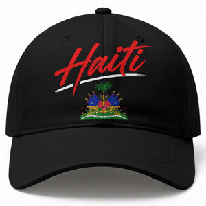 Retro Haiti Baseball Cap Haitian Gift Ayiti Roots